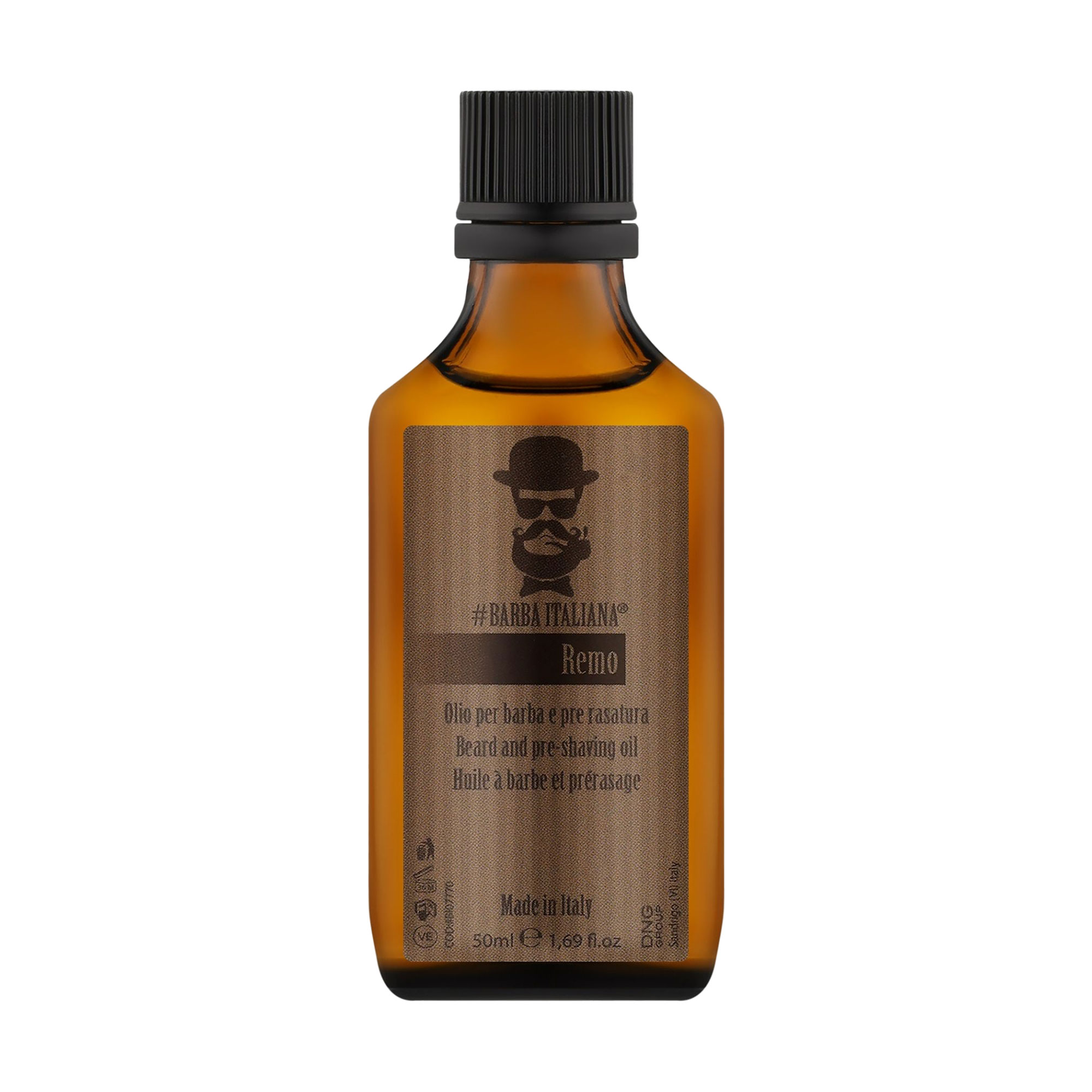 Чоловіча олія для бороди та перед голінням Barba Italiana Remo Beard And Pre-Shaving Oil, 50 мл