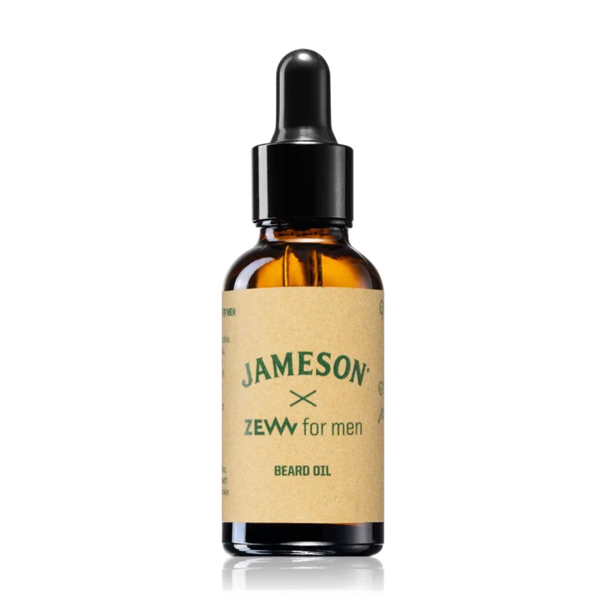 Чоловіча олія для бороди ZEW For Men Beard Oil Jameson Beard Oil, 30 мл