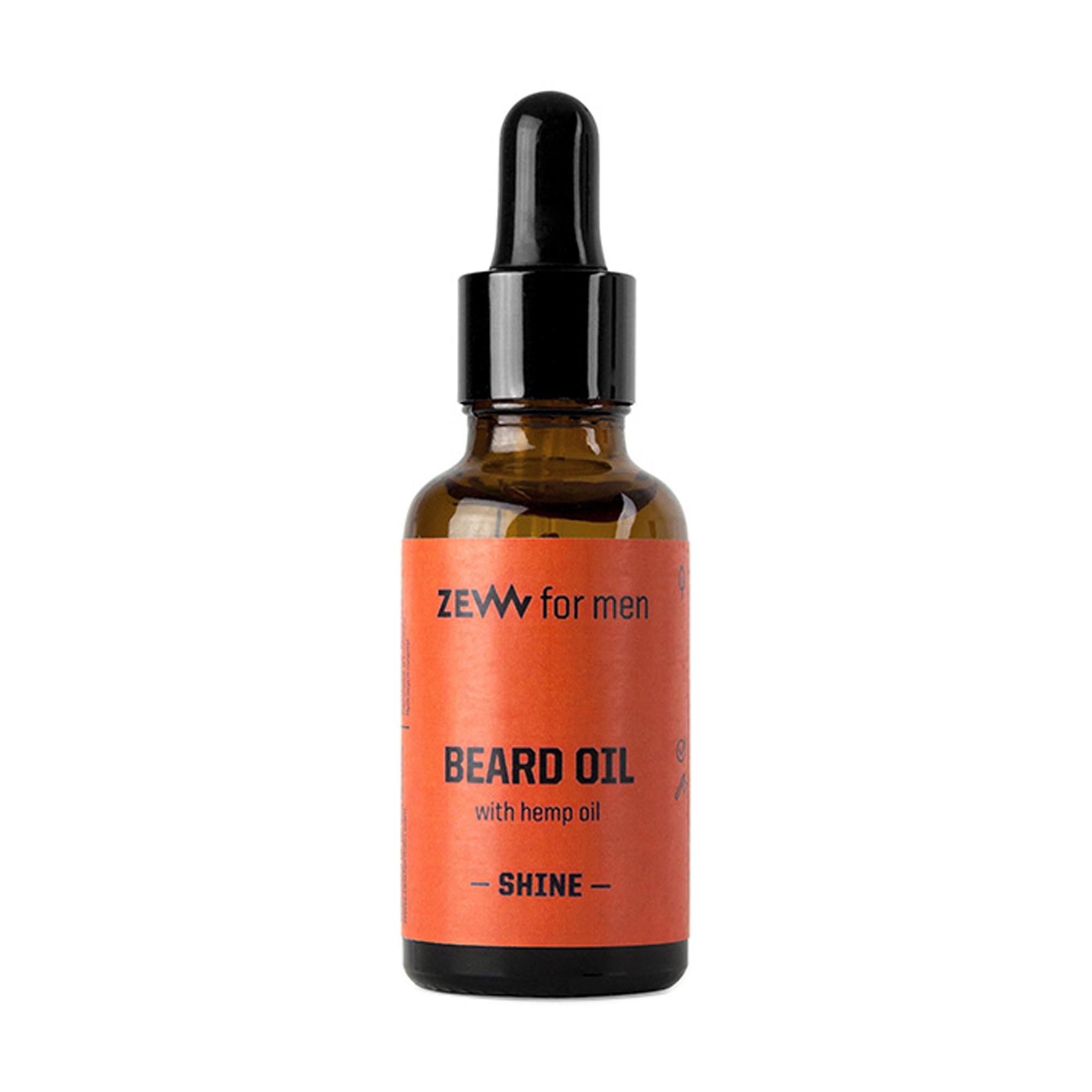 Чоловіча олія для бороди ZEW For Men Beard Oil Shine, 30 мл
